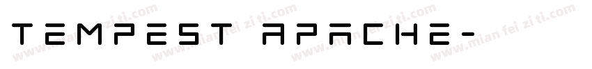 Tempest Apache字体转换